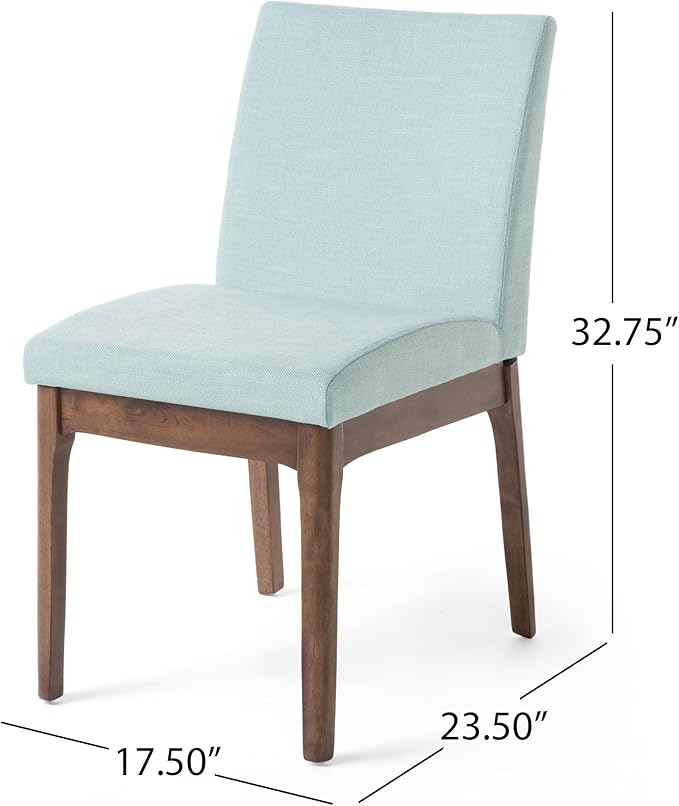 Christopher Knight Home Benson Mid-Century Modern 7 Piece Dining Set, Mint and - Image 4