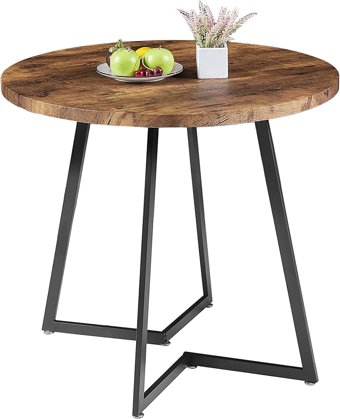 VECELO Round Dining Room Table by VECELO
