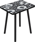 Mandala Small Rectangle End Table, Side Table by Permory