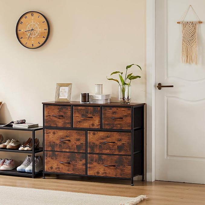 DUMOS Dresser for Bedroom with 7 Drawers, Storage Organizer Units Furniture - Image 8