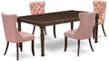 East West Furniture DODA5-MAH-23 5 Piece Dining Room Set Consists of a by EastWestFurniture