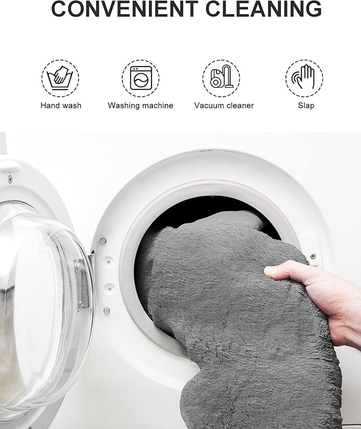 Bean Bag Chairs for Kids Comfy Fluffy Big Joe Bean Bag Chair Cover Without - Image 9