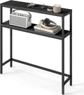 VASAGLE Console Table, 2-Tier Narrow Sofa Table by VASAGLEbySONGMICSHOME