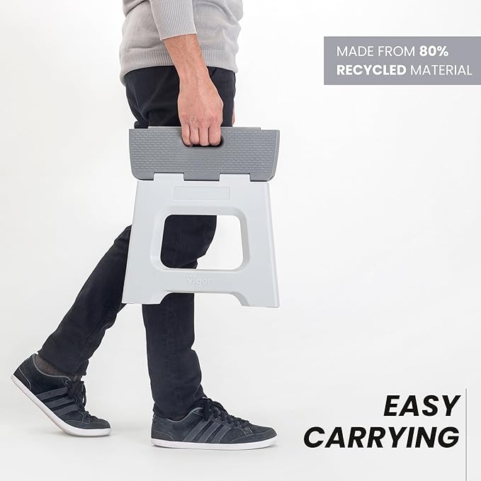Vigar Compact Step Stool Foldable, 10-1/2-inch Step Stools - Image 7