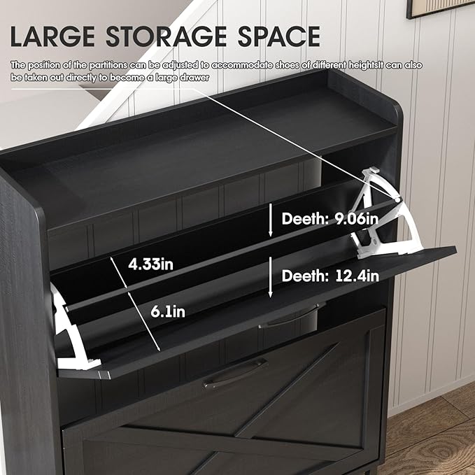 Maupvit Shoe Storage Cabinet - Image 6