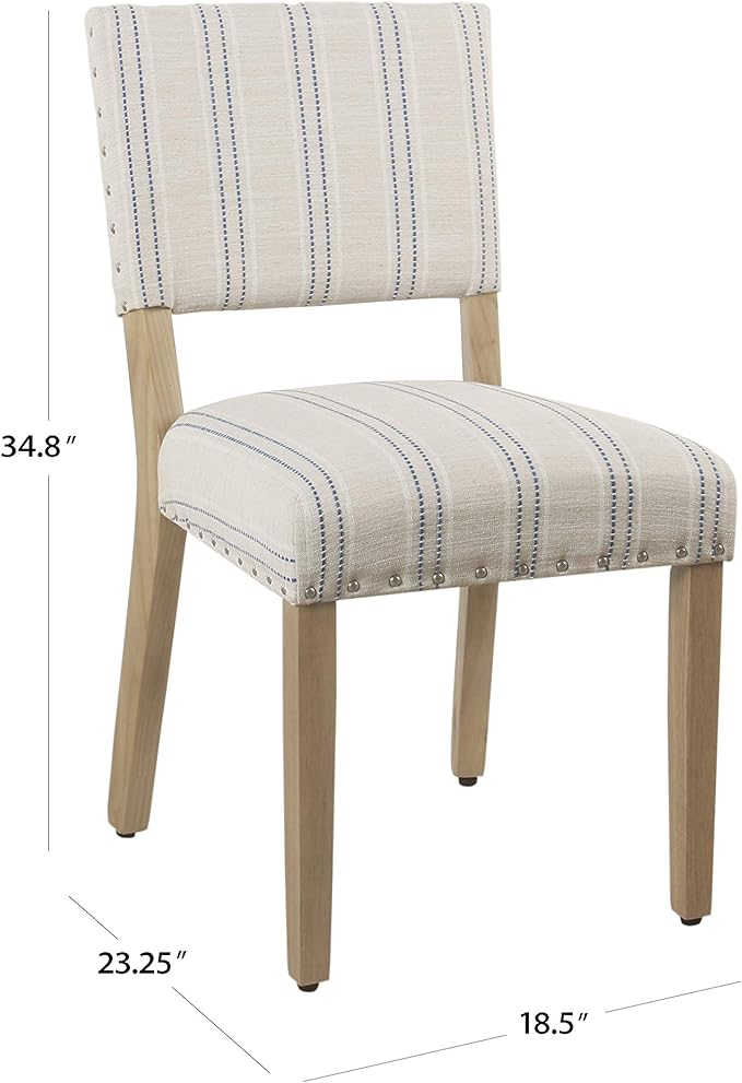 Homepop Home Decor | Upholstered Dining Chairs | Dining Chairs Set of 2 - Image 7