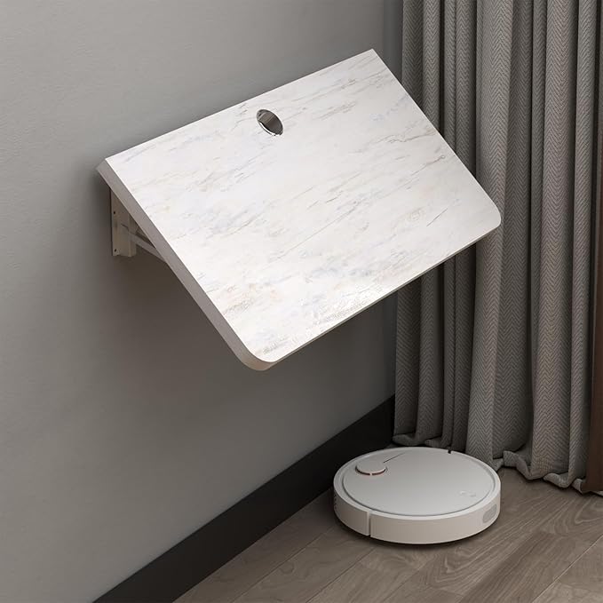 Pmnianhua Wall Mounted Desk, Drop Down Table, Folding Table, Fold Down Wall Desk - Image 6