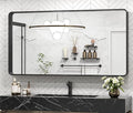 TokeShimi 48 x 24 Inch Wall Mirror Black Bathroom Vanity Mirror by RefinedBathroomAccessories