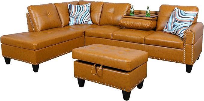 97.5" Oversized Sectional Couch, L Shaped Couch - Image 7