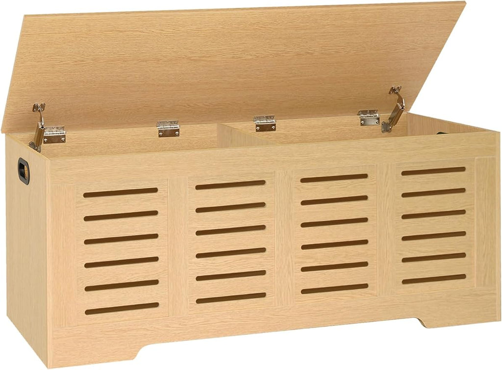 DINZI LVJ Storage Chest, 47.3”Wooden Storage Box by DINZILVJ