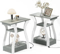 End Tables Living Room Set of 2, Nightstand by FROMJBEST