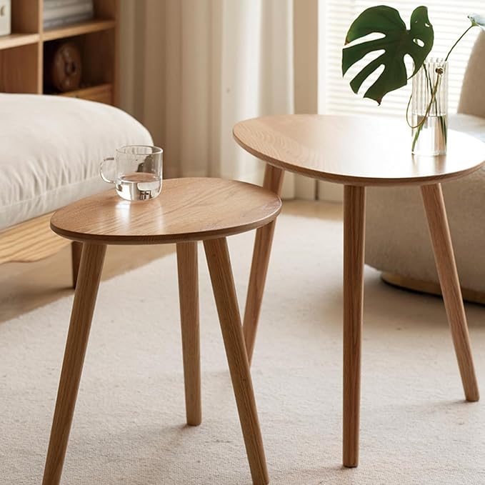 Small Oval Nesting Table, Mid Century Coffee Table - Image 5