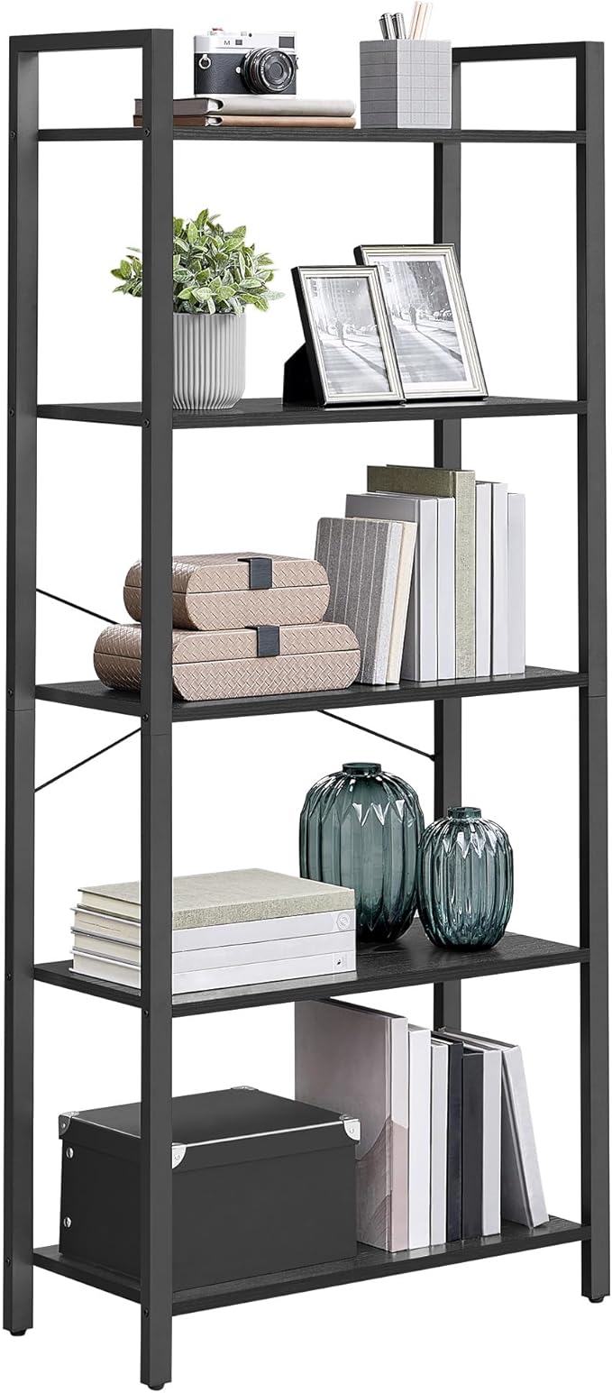 VASAGLE 5-Tier Bookshelf, Bookcase by VASAGLEbySONGMICSHOME