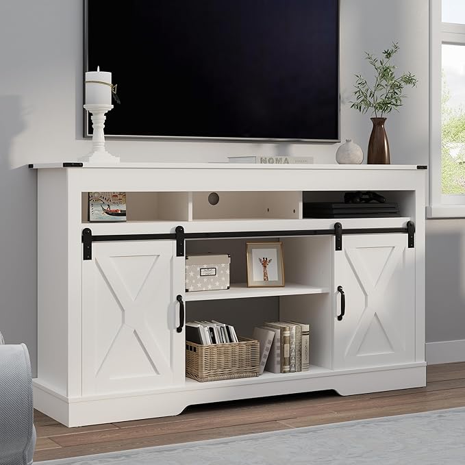 RoyalCraft Farmhouse TV Stand for 23" Fireplace by Bringyoubetterlife