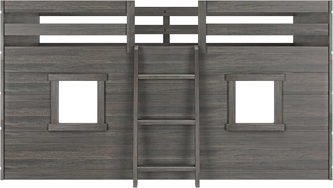 Max & Lily Modern Farmhouse Twin Low Loft Bed - Image 4