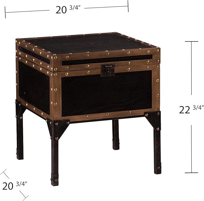 SEI Furniture End Table Trunk - Image 3