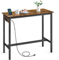VASAGLE Bar Table, Narrow Long Kitchen Dining Table by VASAGLEbySONGMICSHOME