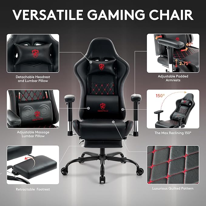 Gaming Chair, Computer Office Chair - Image 4