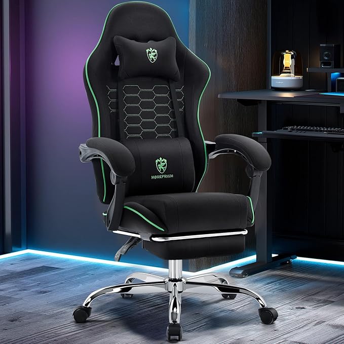 Gaming Chair Breathable Fabric, Computer Office Chair - Image 2