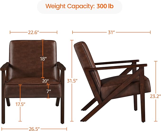 Yaheetech Accent Chair, Armchair - Image 2
