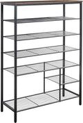 6 Tier Shoe Rack Organizer, Metal Mesh Shoe Storage Shelf, Storage Boots .for by HQXING