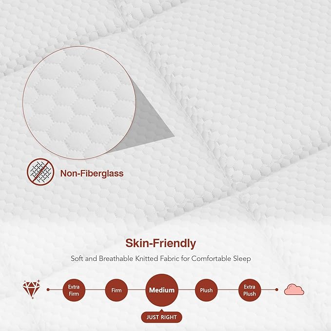 King Size Mattress-14 Inch King Mattress in a Box, Superior Hybrid Mattresses - Image 4