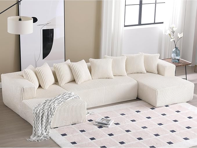 Free Combination Cloud Boneless Modular Sectional Sofa by Unknown