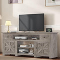 YITAHOME TV Stand for 75/80 Inch TV, Farmhouse Entertainment Center by YITAHOME