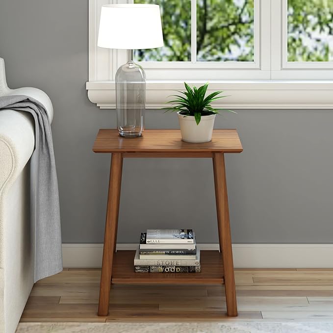 Plank+Beam Wooden Side Table - Image 3
