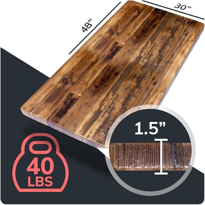 Reclaimed Wood Table Top - Image 2