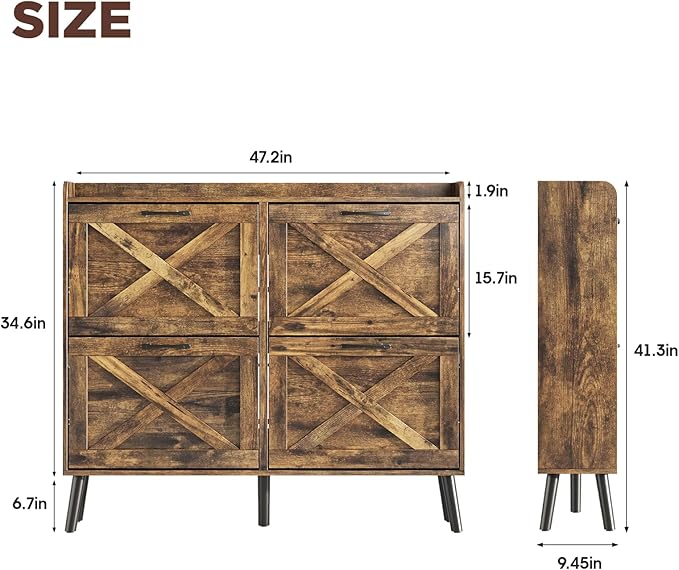 Maupvit Large Shoe Storage Cabinet - Image 2