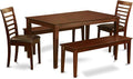 East West Furniture CAML5C-MAH-LC 5 Piece Dining Room Furniture Set Includes a by EastWestFurniture