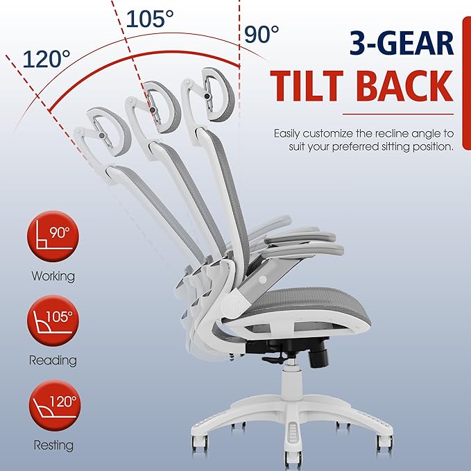 GABRYLLY Ergonomic Office Chair, High Back Home Desk Chair - Image 8