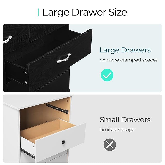 LINSY HOME 9 Drawer Dresser for Bedroom, Modern TV Stand Dressers - Image 7