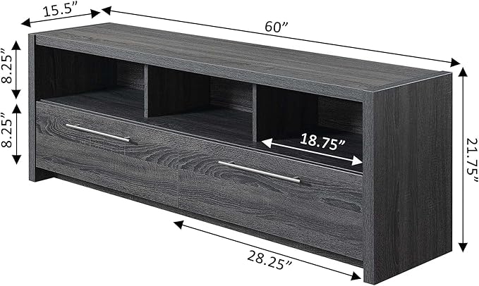 Convenience Concepts Newport Marbella 60 inch TV Stand - Image 3