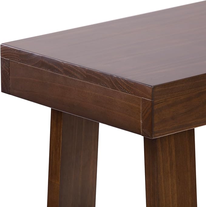Plank+Beam Solid Wood Console Table, 46.25 Inch, Sofa Table, Narrow Entryway - Image 5