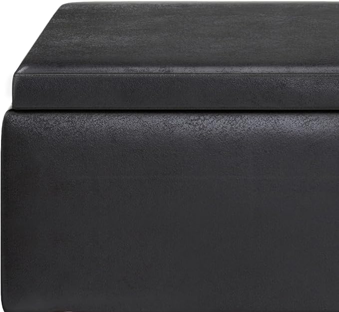 SIMPLIHOME Owen 34 inch Wide Mid Century Modern Rectangle Tray Top Small Coffee - Image 9