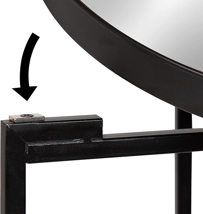 Kate and Laurel Celia Round Metal Foldable Accent Table - Image 6