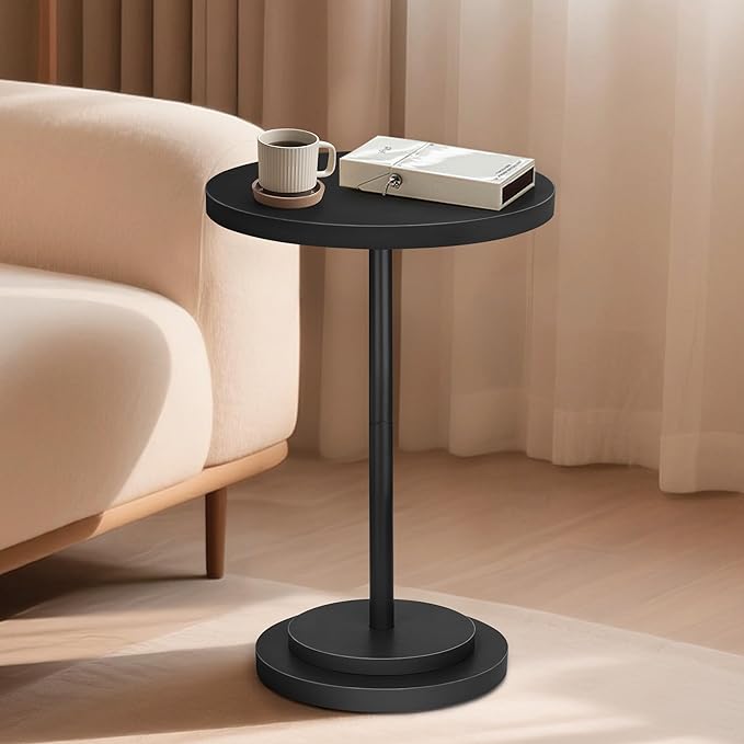 Drink Table, Small Pedestal Side Tables by Unknown