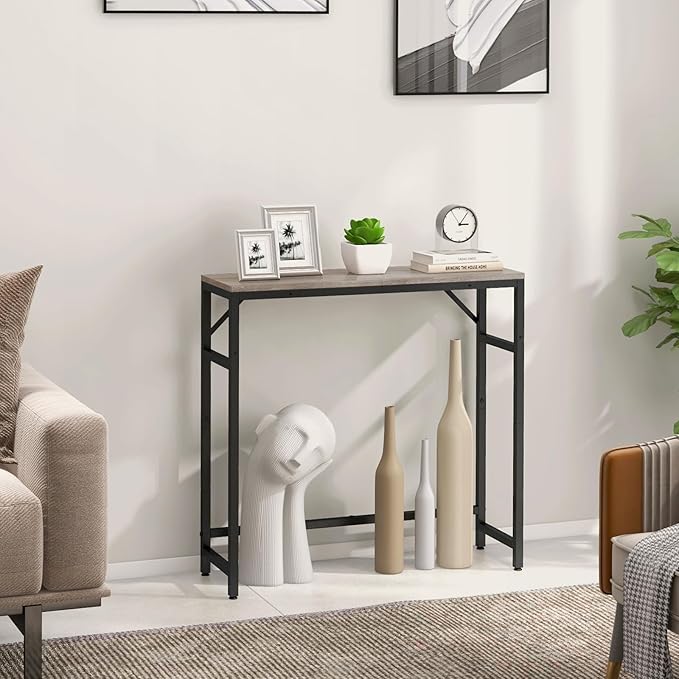Narrow Console Table, 29.5" Small Entryway Table, Sofa Table - Image 7