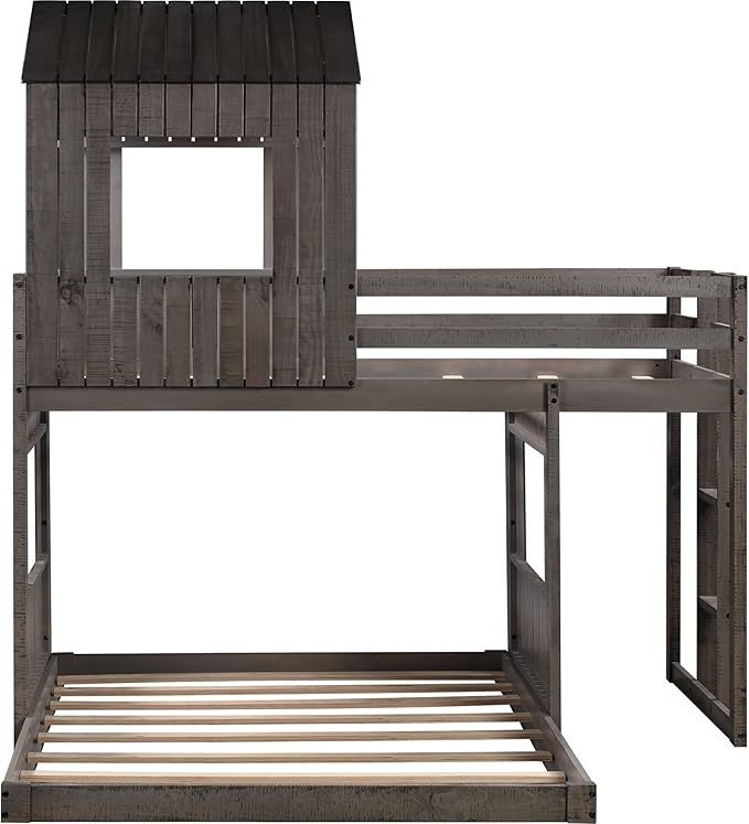 Ball & Cast Twin Over Full Playhouse Bunk Bed - Image 4