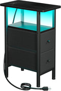 Narrow End Table Living Room by LOAKEKEL