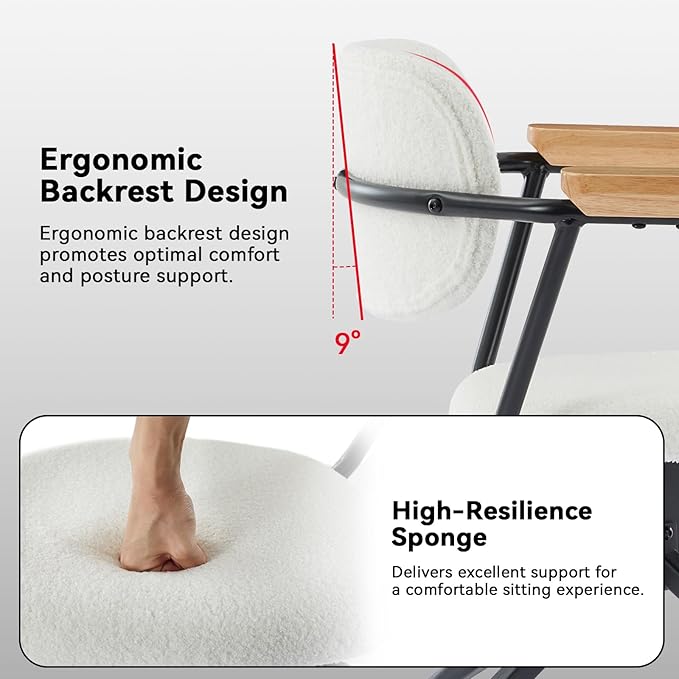 Modern Swivel Dining Chairs Set of 2 - Image 4