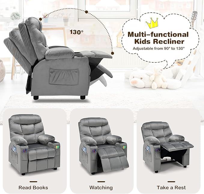 Costzon Kids Recliner Chair - Image 4