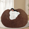 BCU 6FT Bean Bag Chair for Adults and Kids Without Filler Giant Stuffed Animal by BCU
