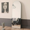 BEAUTYPEAK 64"x21" Arch Full Length Mirror, Hanging or Leaning Arched-Top Full by BEAUTYPEAK