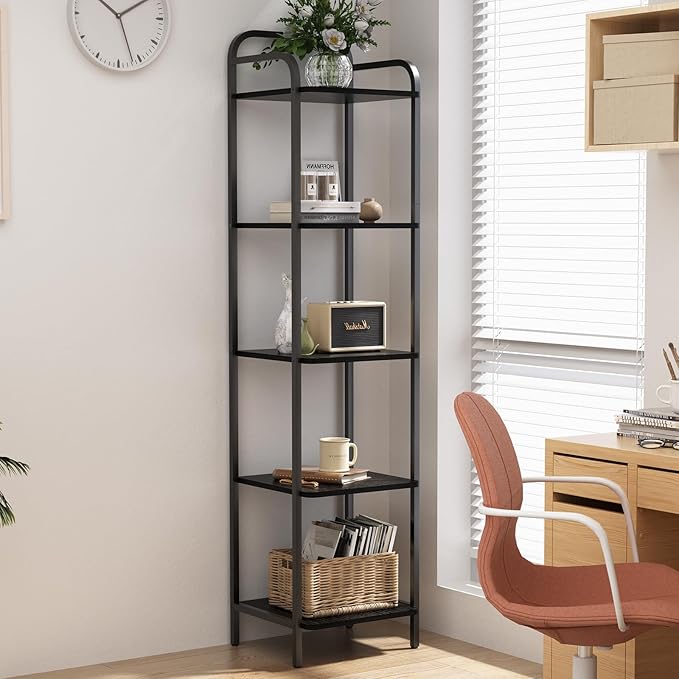 Book Shelf, 5 Tier Bookshelf, Bookcase - Image 5