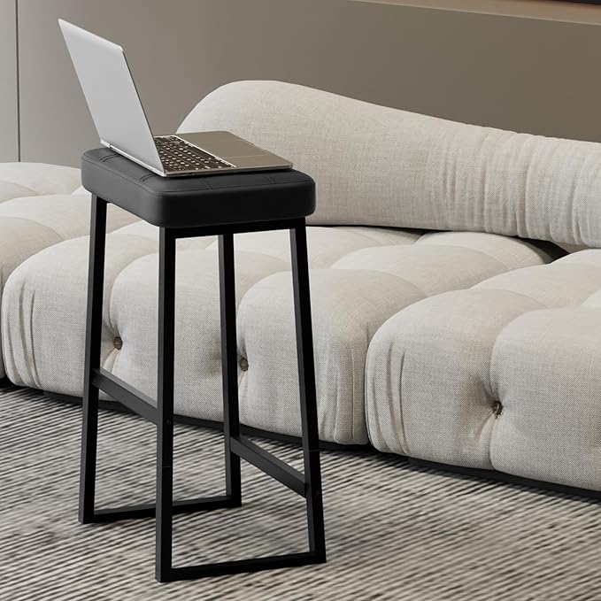 Bar Stool, Kitchen Island Chairs, Counter Height Bar Stools, Modern Synthetic - Image 8