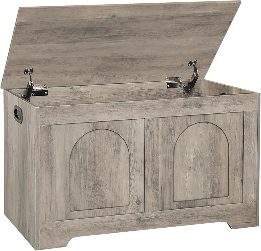DINZI LVJ Storage Chest, 31.5”Wooden Toy Box by DINZILVJ