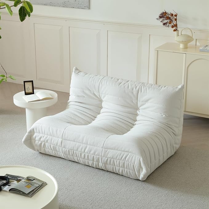 Luxury Sofa Couch Chair, Lazy Floor Seating, Fireside Bean Bag Chair, Ergonomic by BBORR